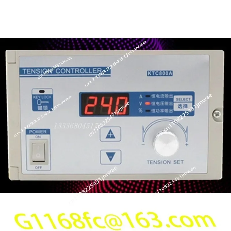 KTC800A Tension Controller 24V Tension Control Magnetic Particle Brake Clutch 0A-4A Manual Digital Display 002 Part
