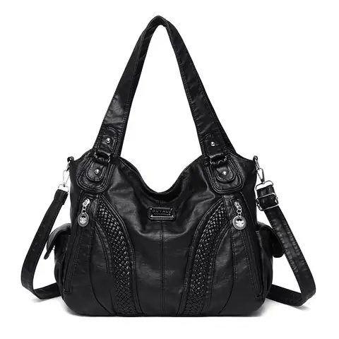 Borse a tracolla da donna morbide di grande capacità di alta qualità borsa a tracolla di lusso per le donne 2024 borse da donna di moda borsa Sac