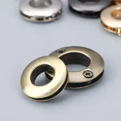 Ornament Accessories Alloy Grommets With Screws Leathercraft Alloy Hole Metal Eyelets Eyelet Button Handbag Buckle
