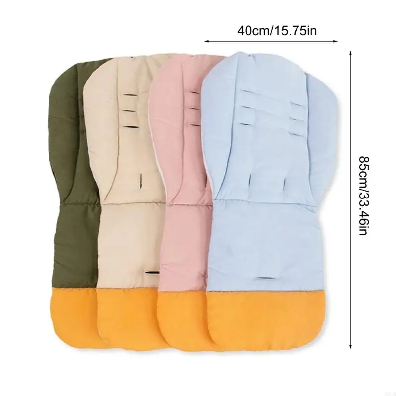 Four Season Strollers Mat Anti Slip Design Comfortable Polyester Cotton Easy Installation For Infant Carriage A2UB