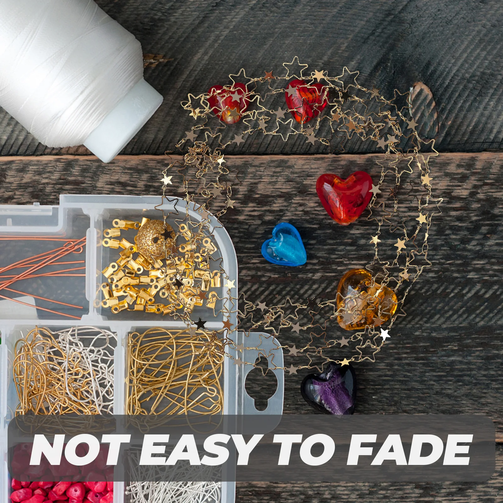 

Copper Chain for Jewelry Making Necklace Bracelet DIY Parts Golden Loose Chains Women Pendant Lanyard Craft Decoration