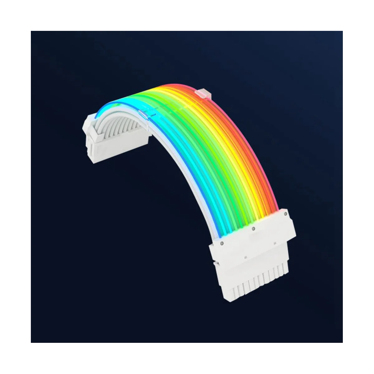 RGB Computer Light-Emitting Line Dual Design Color Light Synchronous Line ATx 24PinPSU Extension RGB Cable