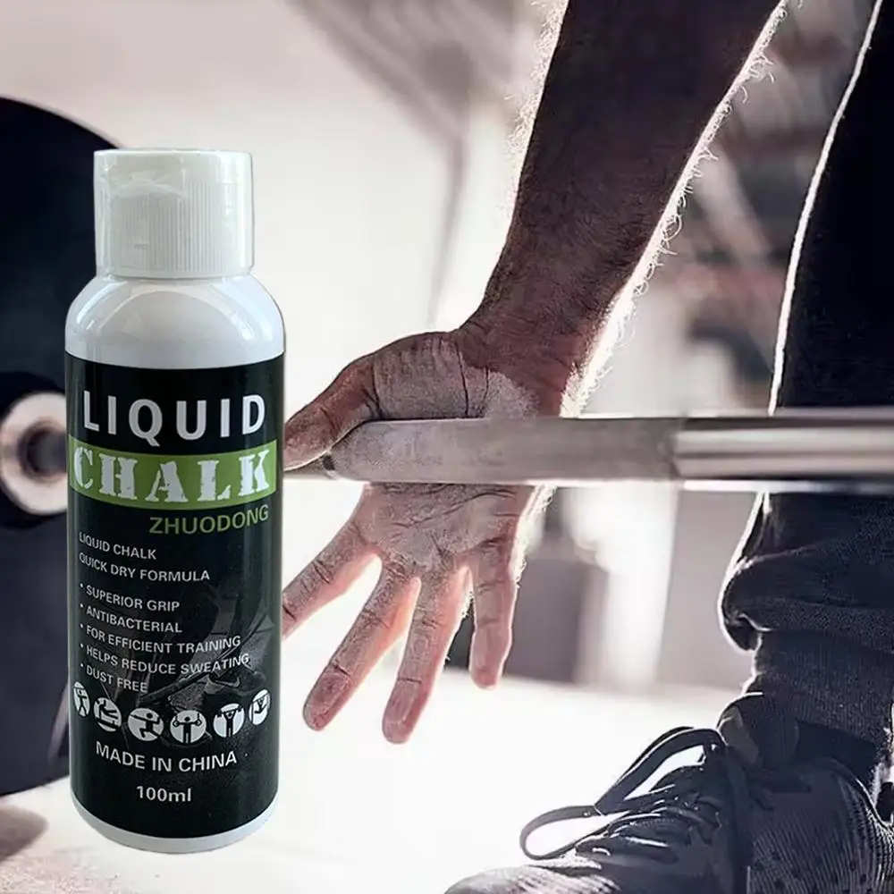 50/100 مللي صيغة سريعة الجفاف السائل الطباشير الجمباز التدريب عدم الانزلاق السائل طويلة الأمد المضادة للانزلاق السائل لممارسة الرقص #3