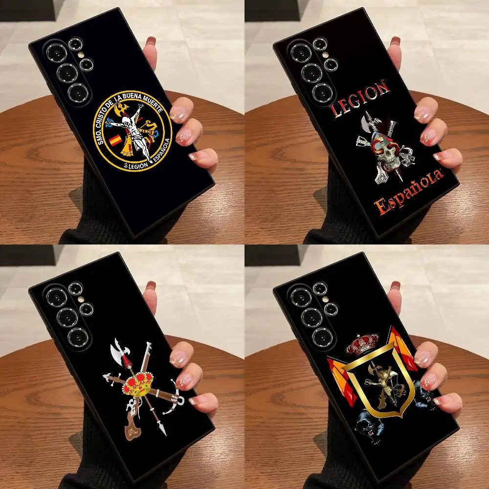 

Logo Spanish Legion Spain Phone Case For Samsung S25,S24,S21,S22,S23,S30,Ultra,S20,Plus,Fe,Lite,5G Black Box