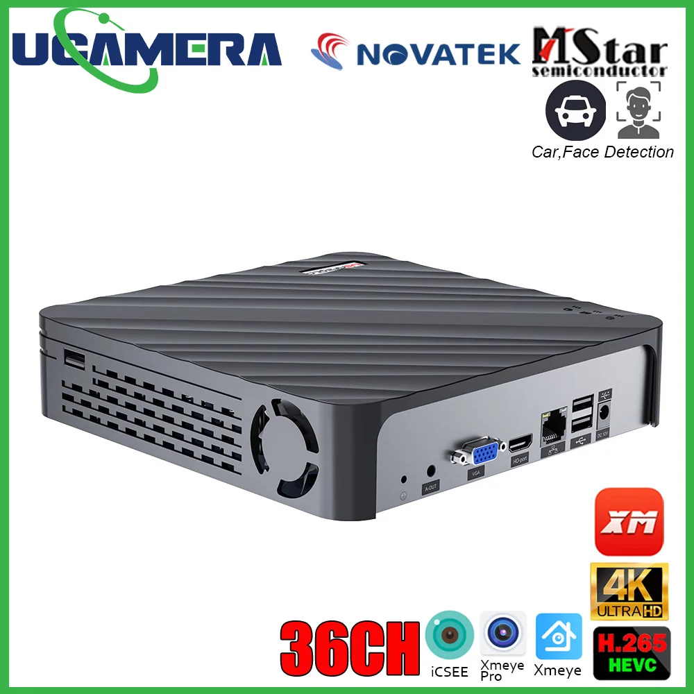 

H.265 8MP NVR with AI Human/Face DetectionXMEye Pro App