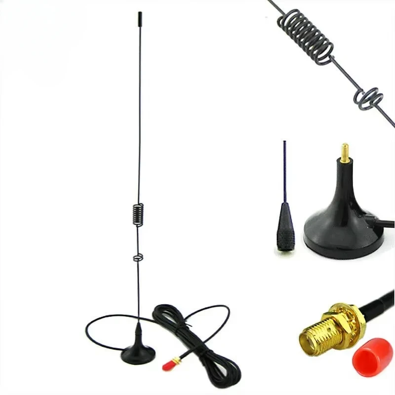Nagoya UT-106UV Car Ham Radio Magnetic Antenna VHF/UHF Dual Band SMA-Female for Baofeng BF-888S UV-5R/9R/10R/82 Walkie Talkie