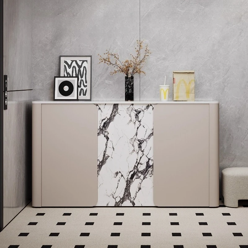 Aesthetic Rock Slab Shoerack Shoe Rack Shoe Organizer Cabinet Living Room Cabinets Trendy Armoires De Salon Postmodern Furniture