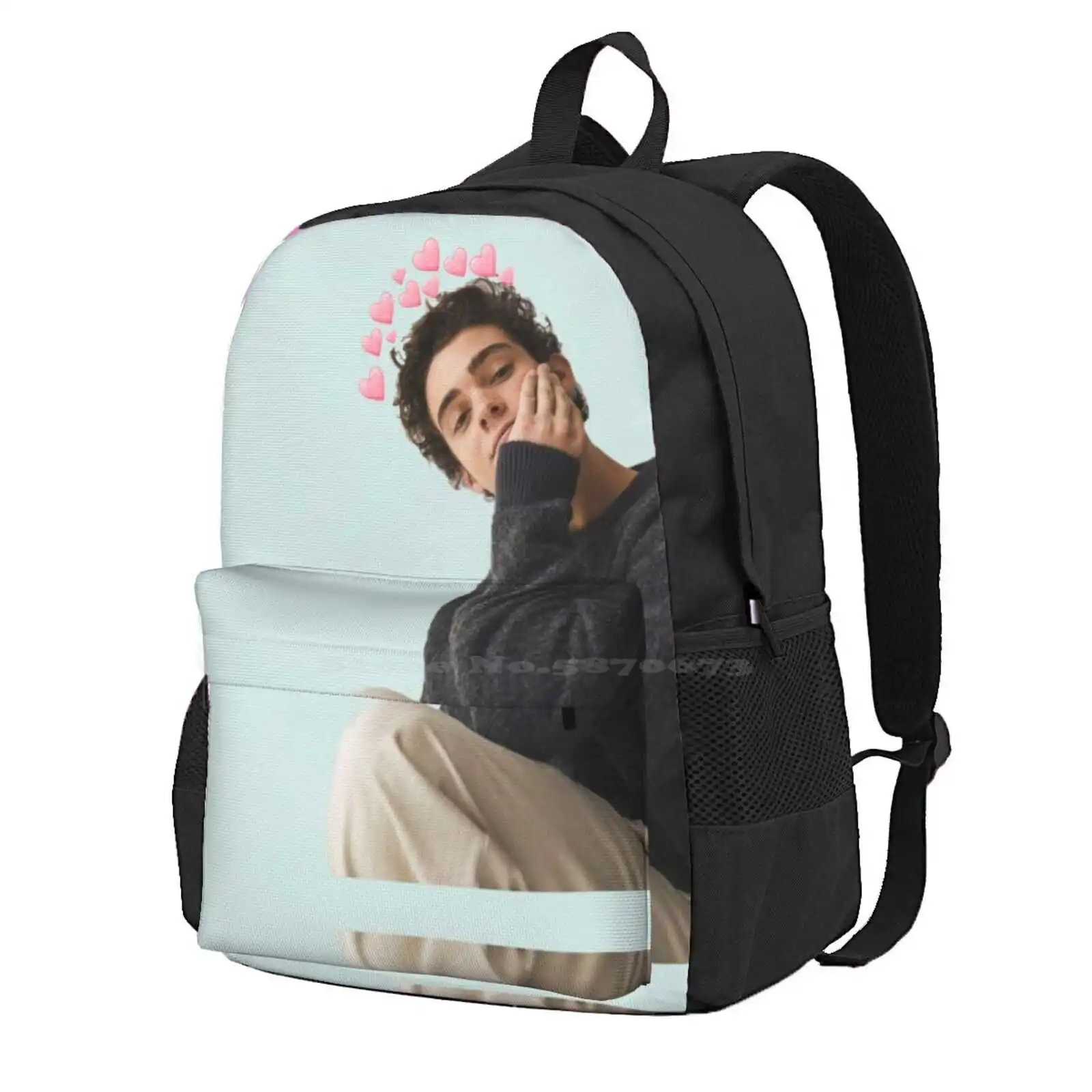 Joshua Bassett High School Musical: The Musical: The Series Hot Sale Schoolbag Backpack Fashion Bags Team Ricky Hashtag Ricky