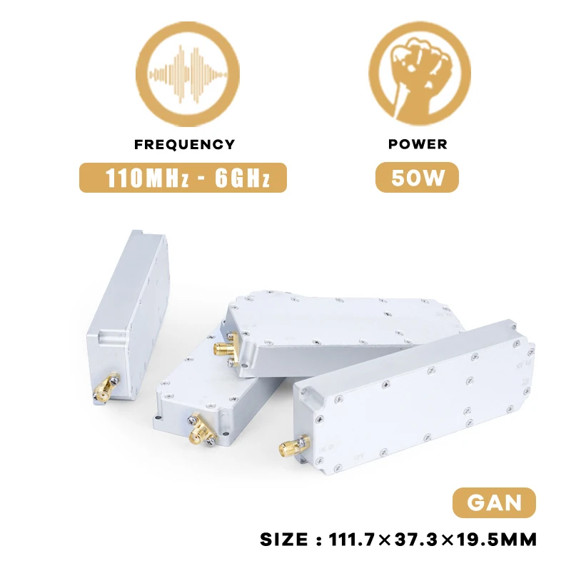 

Модуль дрона GaN 50 Вт, беспилотный самолет, защита, цифровой источник, разъем N, модуль усилителя защиты циркулятора