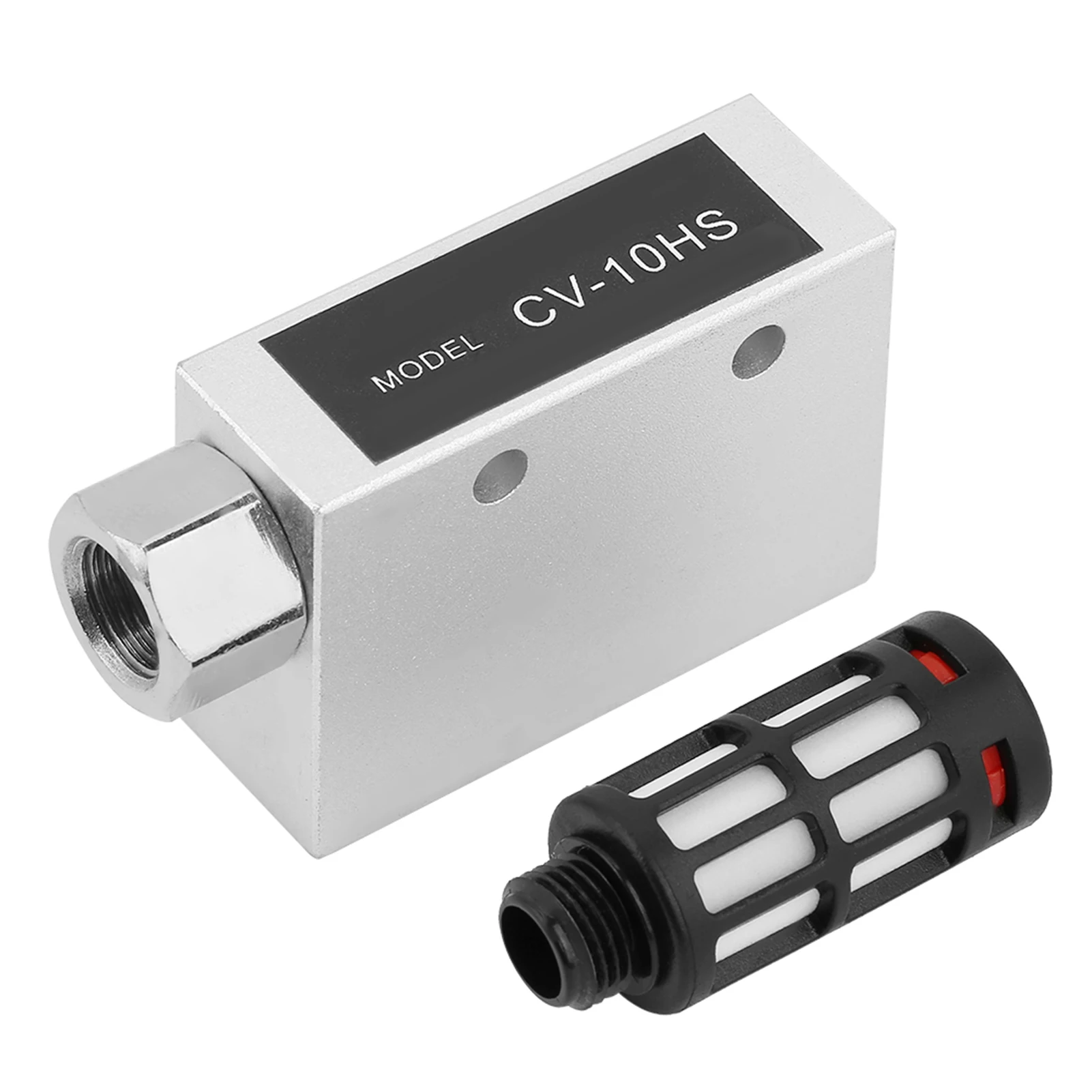 CV-10HS Ejector Generator Vakum Knalpot Udara Pneumatik dengan Peredam Suara