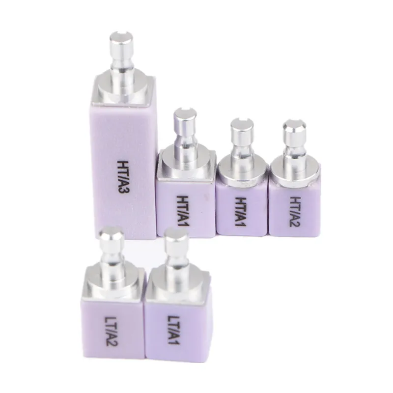 5pcs C14 HT 16 colors Sirona Cerec Blocks CAD CAM Lithium Disilicate Glass Ceramic Blocks