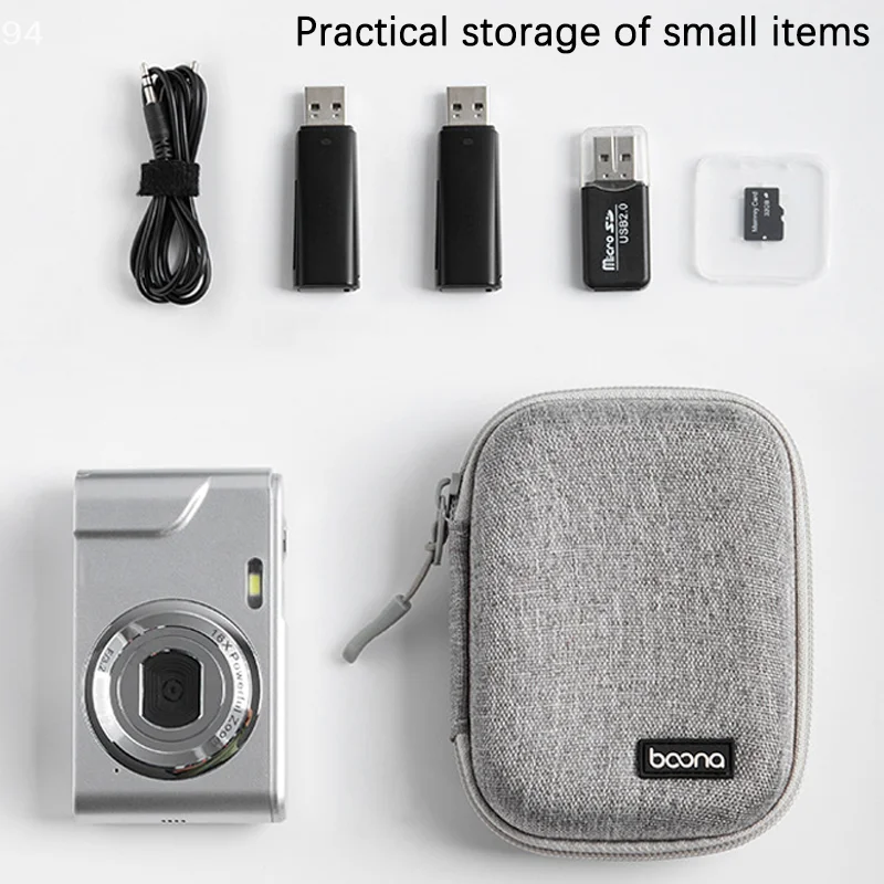 صندوق تخزين كاميرا CCD EVA كاميرا صغيرة مقاومة للصدمات حافظة حمل صلبة مناسبة لحقيبة كاميرا Canon Fuji