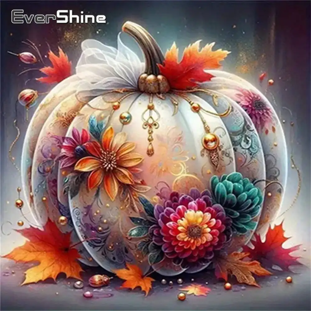 Evershine Diamant-Gemälde, Gänseblümchen, bunt, Acryl, Bastelbedarf, Diamant-Mosaik, DIY-Stickerei, Kindergeschenk