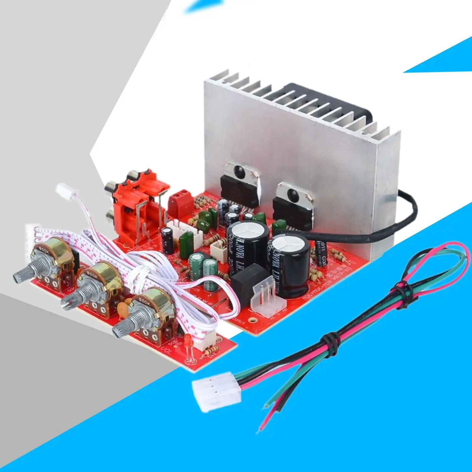 

Power Amplifier Board Functional Premium Audio Amp Board 2.1 Channel 60wx3 Subwoofer for DIY Speakers Home Theater Audio System