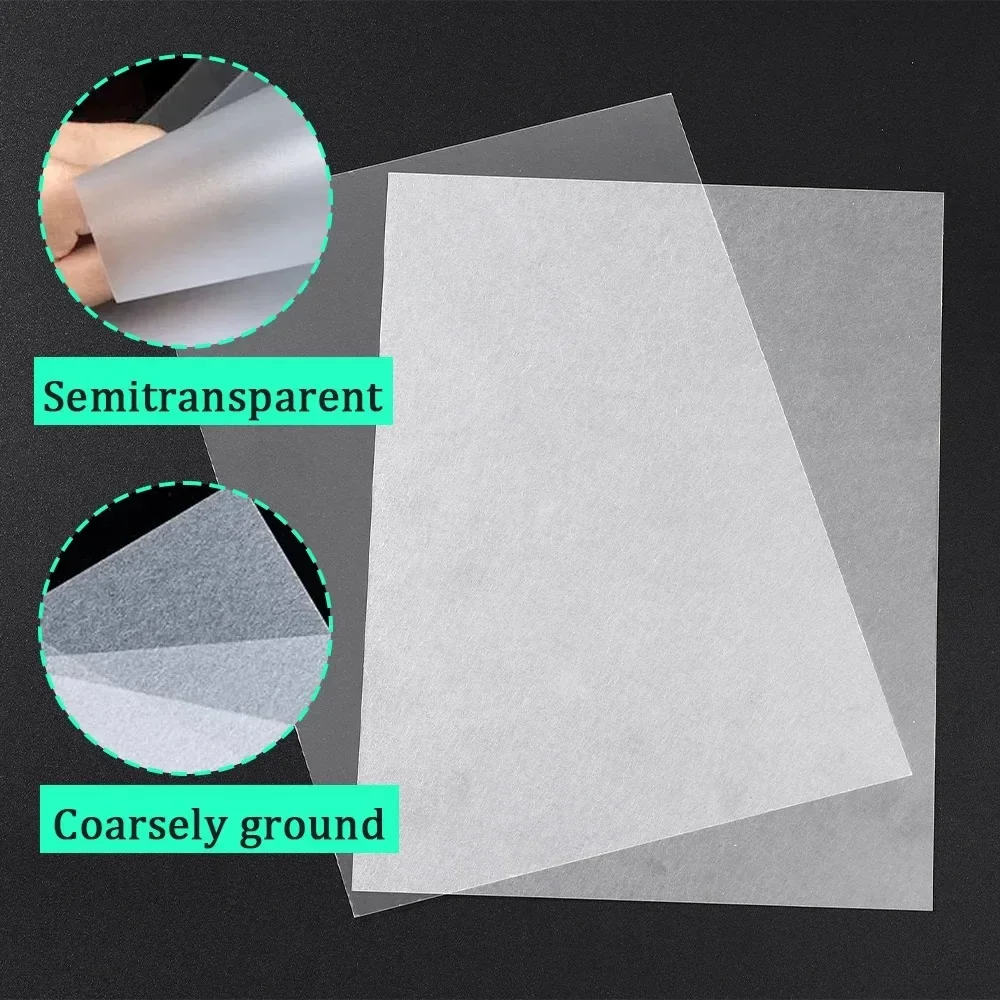 5Pcs Shrink Plastic Sheets Fun Thermal Heat Shrink Film Translucent Sheets Blank Shrink Art Film Paper For DIY 14.5x20cm image 4