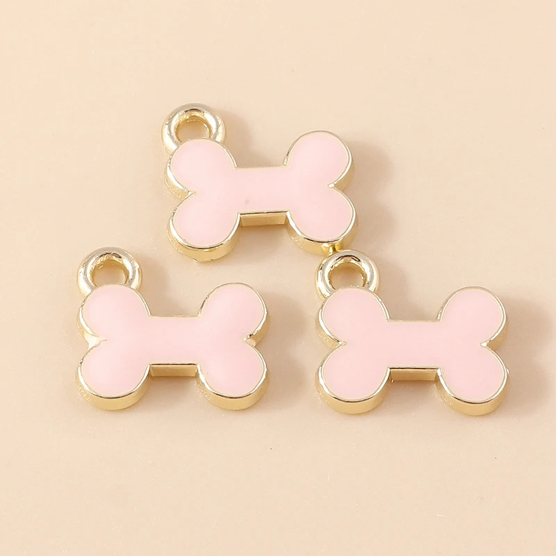 20 Stück Cartoon-Tier-Hunde-Anhänger, Emaille-Pfotenabdruck-Charms für Schmuckherstellung, Ohrringe, Halsketten, Armbänder, DIY-Geschenke – Detail 18