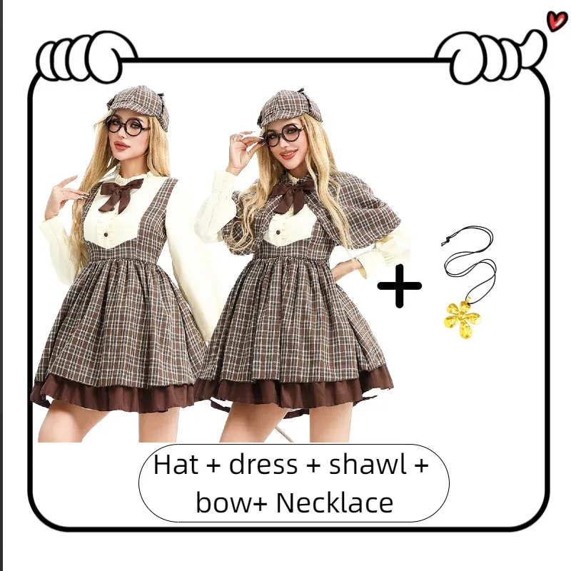 زي الهالوين للبالغين 2025 - زي المحقق البريطاني التنكري