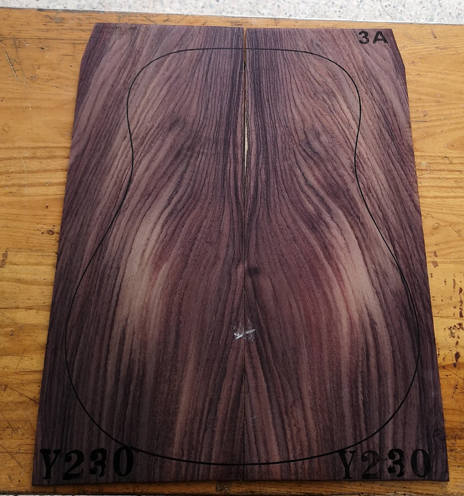 A/AAA Grade Pattern Guitar Back/Side Board All-Solid Acoustic Guitar Making Material Accessories Solid Woods Number Selection