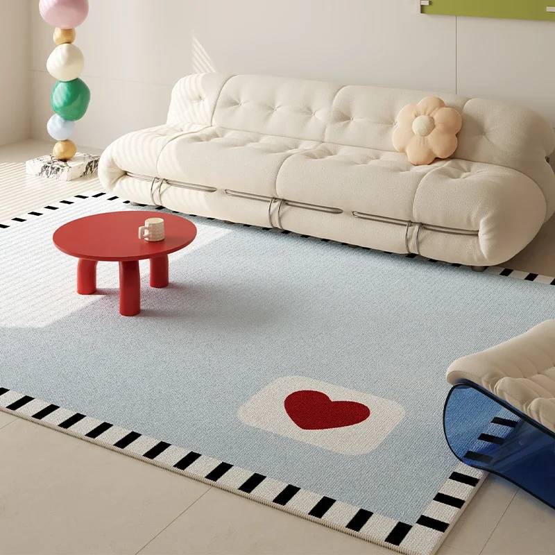 

VIKAMA Living Room Carpet, Dopamine Bedroom Floor, Sofa, Coffee Table, Korean-Style Bedside, Home Decoration