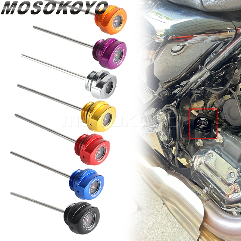 

Motorcycle Oil Dipstick Thermometer Temp For Harley CVO Street Glide FLHX FLHXSE Road Glides FLTRXSE 2023-24 Oil Plug Temp Gauge