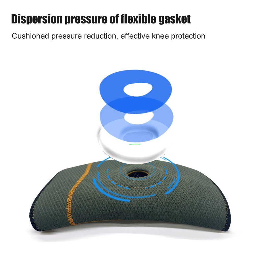 Ginocchiera sportiva con cuscinetti in Gel per rotula, supporto per compressione del ginocchio, corsa, sollevamento pesi, sollievo dal dolore