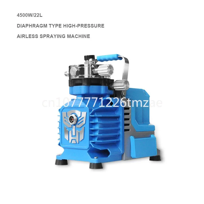 Suncha Paint Latex Coating Machine 4500W 22L Diaphragm Type Electric High Pressure Airless Spraying Machine