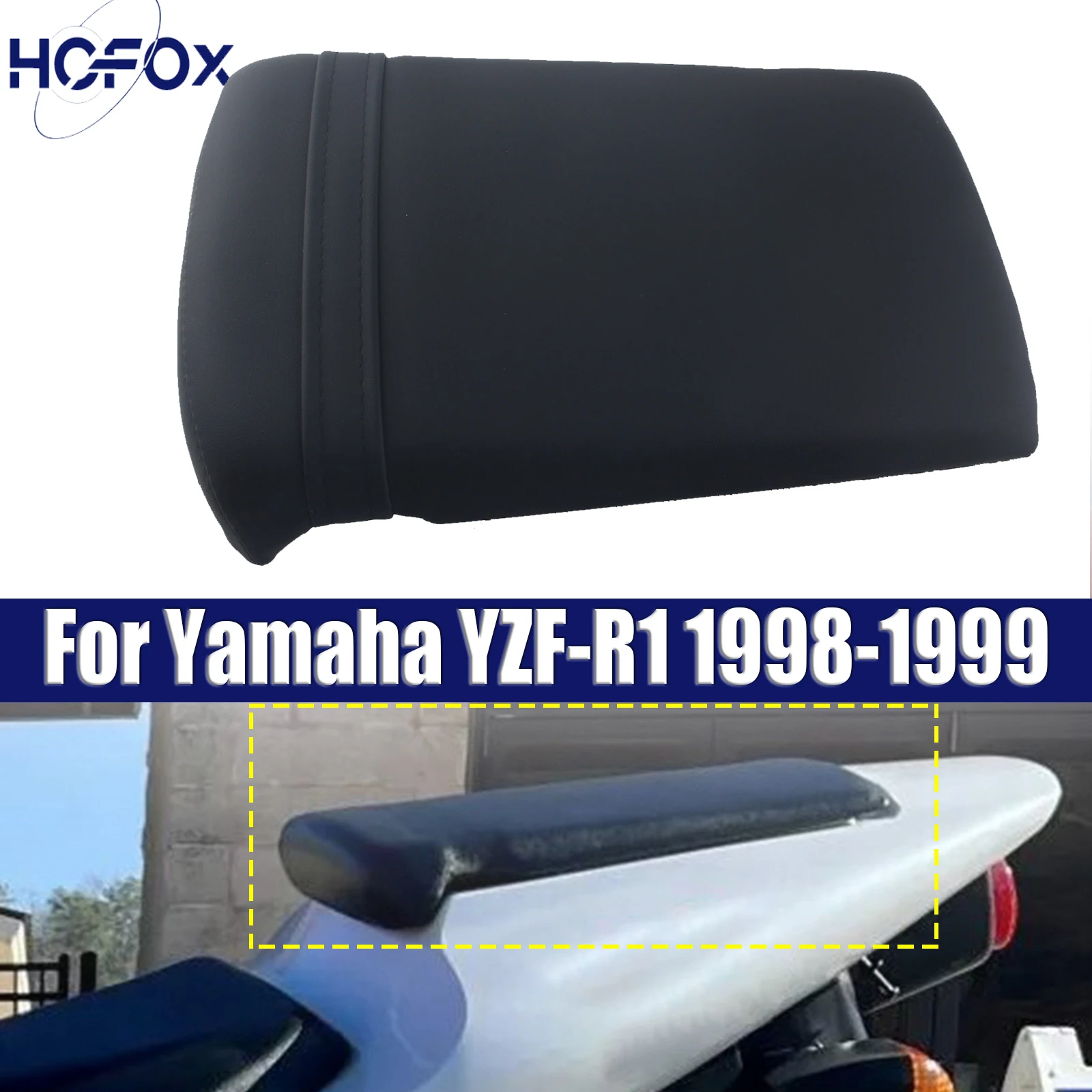 

For Yamaha YZF-R1 1998-1999 Motorcycle Rear Passenger Cushion Pillion Seat
