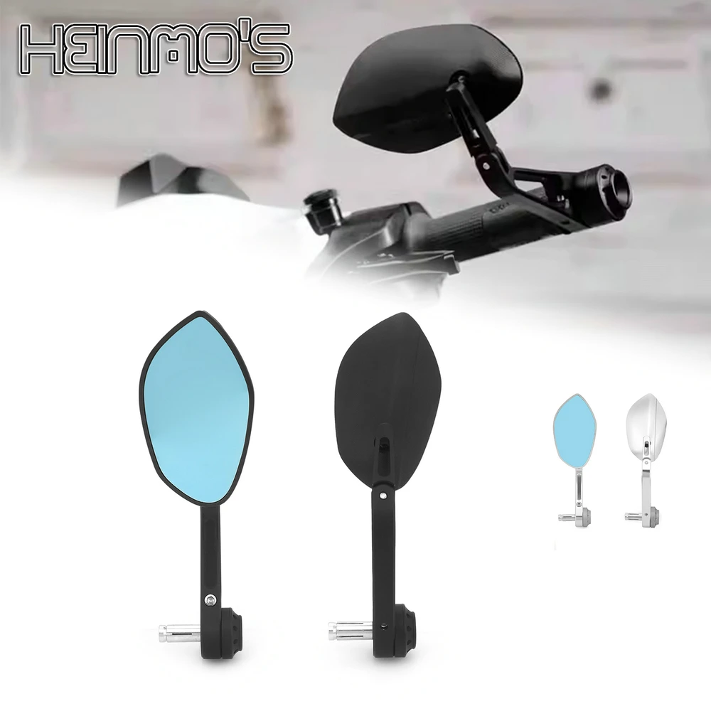 

Motorcycle Handlebar Mirrors Universal Rear View Mirror Anti-glare E-Bike Scooter Side mirrors For Kawasaki Accessories