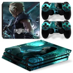 Final fantasy VII per PS4 Pro PVC Skin Vinyl Sticker decalcomania Cover Console controller adesivo protettivo per la pelle