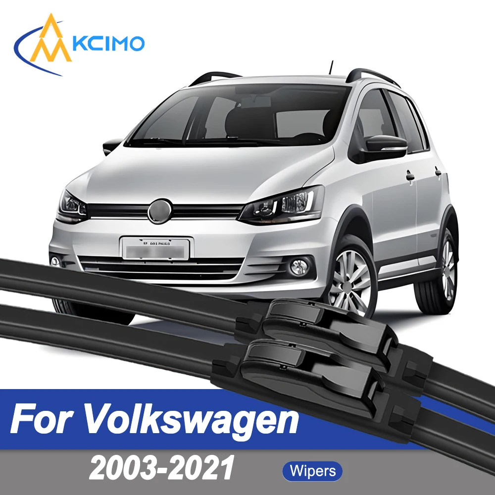 

Premium Rubber Durable Silent Windshield Wiper Blades 2pcs for Volkswagen Fox 2003-2021 Lupo Suran SpaceFox CrossFox SpaceCross