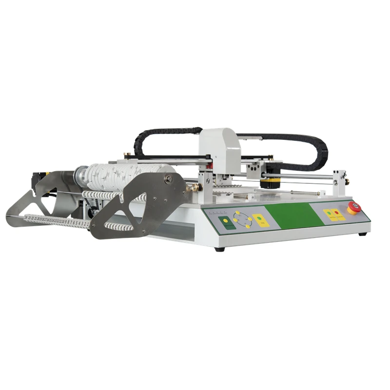 All Feeder Free Printed Circuit Board Line SMD Flexible Light Emitting Diode pick and place Maker TVM802A