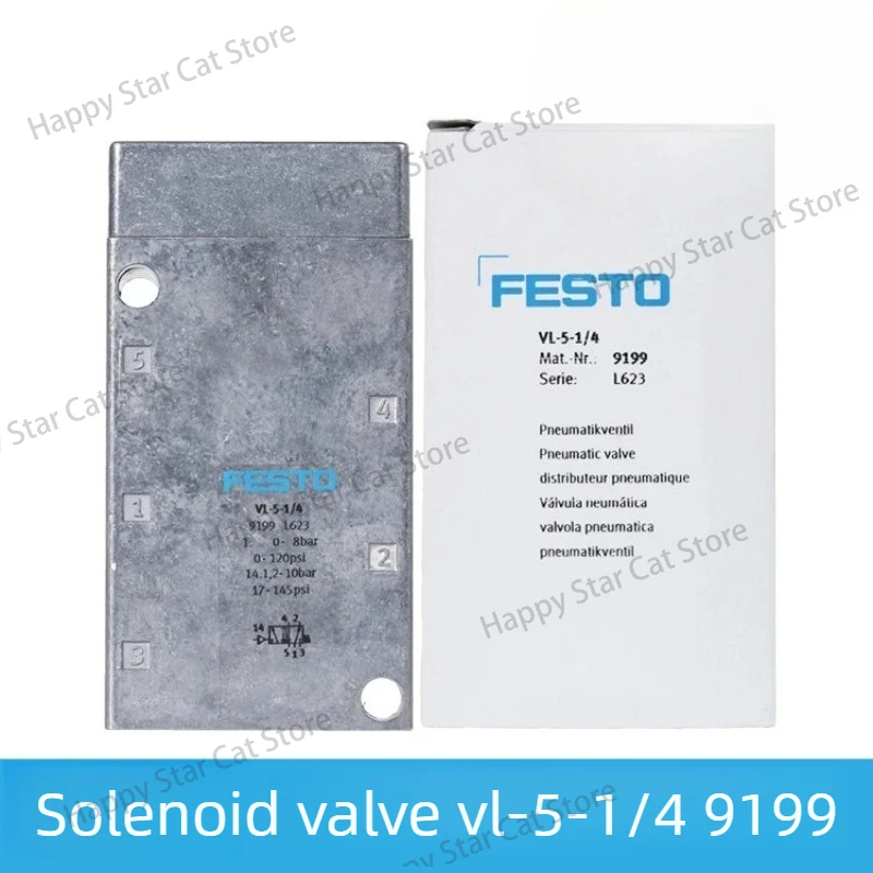 

100% brand new Parts for Festo FESTO Valve 9199 VL-5-1/4 Traditional Tiger Valve