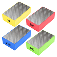 Diamond Hand Polishing Pads Tile Glass Abrasive Grinding Block Pad Stone Marble Ceramic Abrasive Sanding Disc Polisher Tools