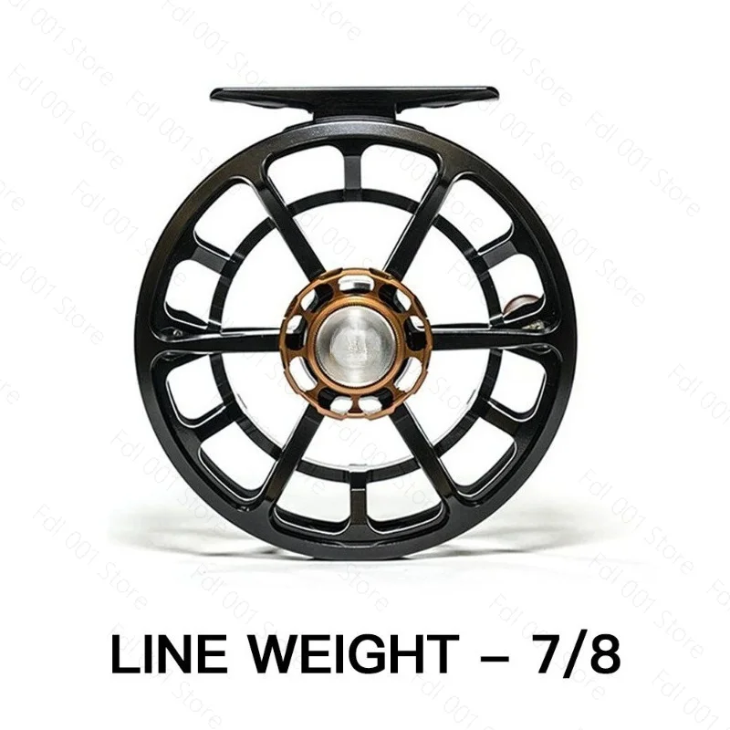 Freshwater Stream Fly Fishing Wheel Fly Wheel Fly Burnt Full Metal Fishing Gear Fishing Wheel