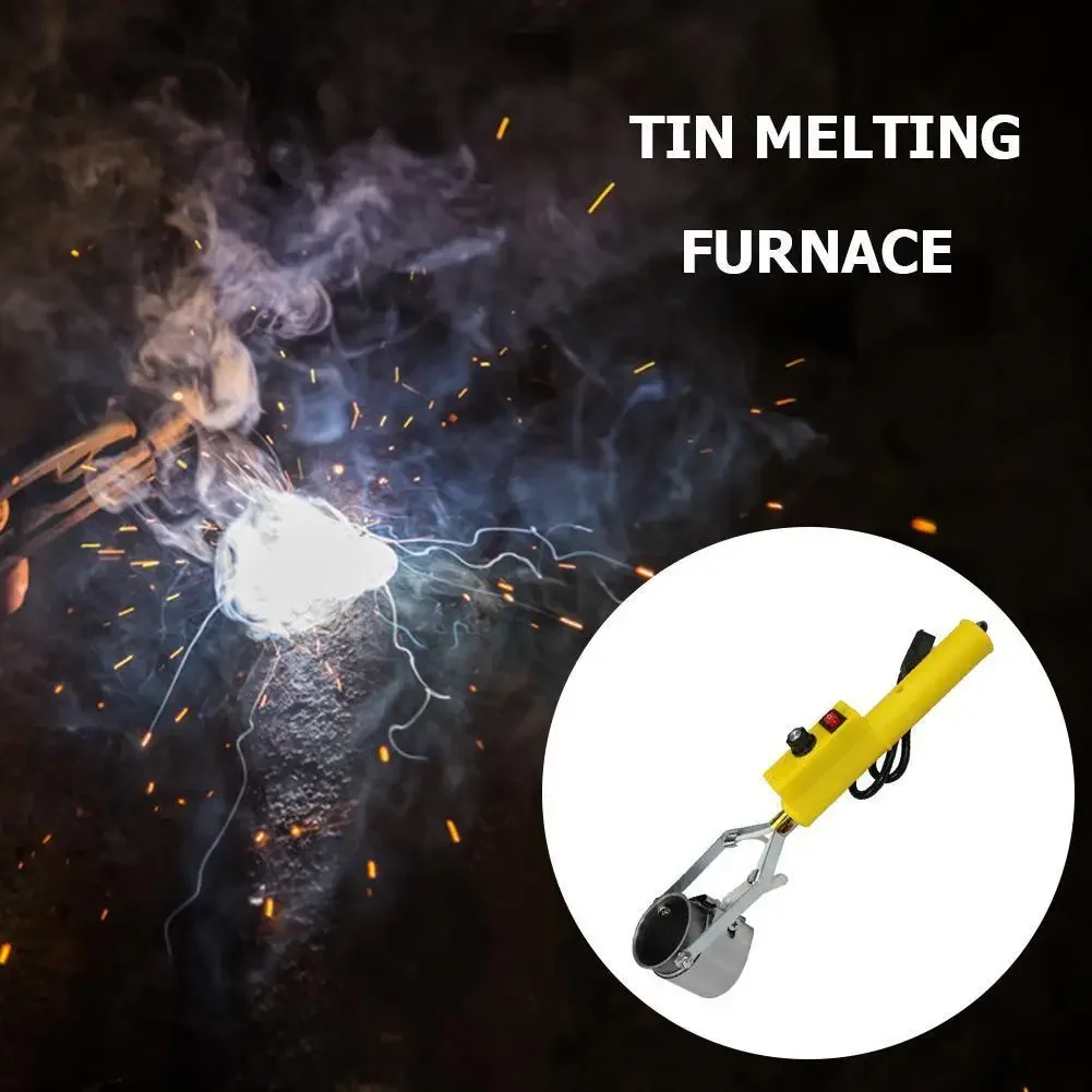300W/500W Portable Tin Melting Solder Pot Handheld Home Soldering Repair Furnace