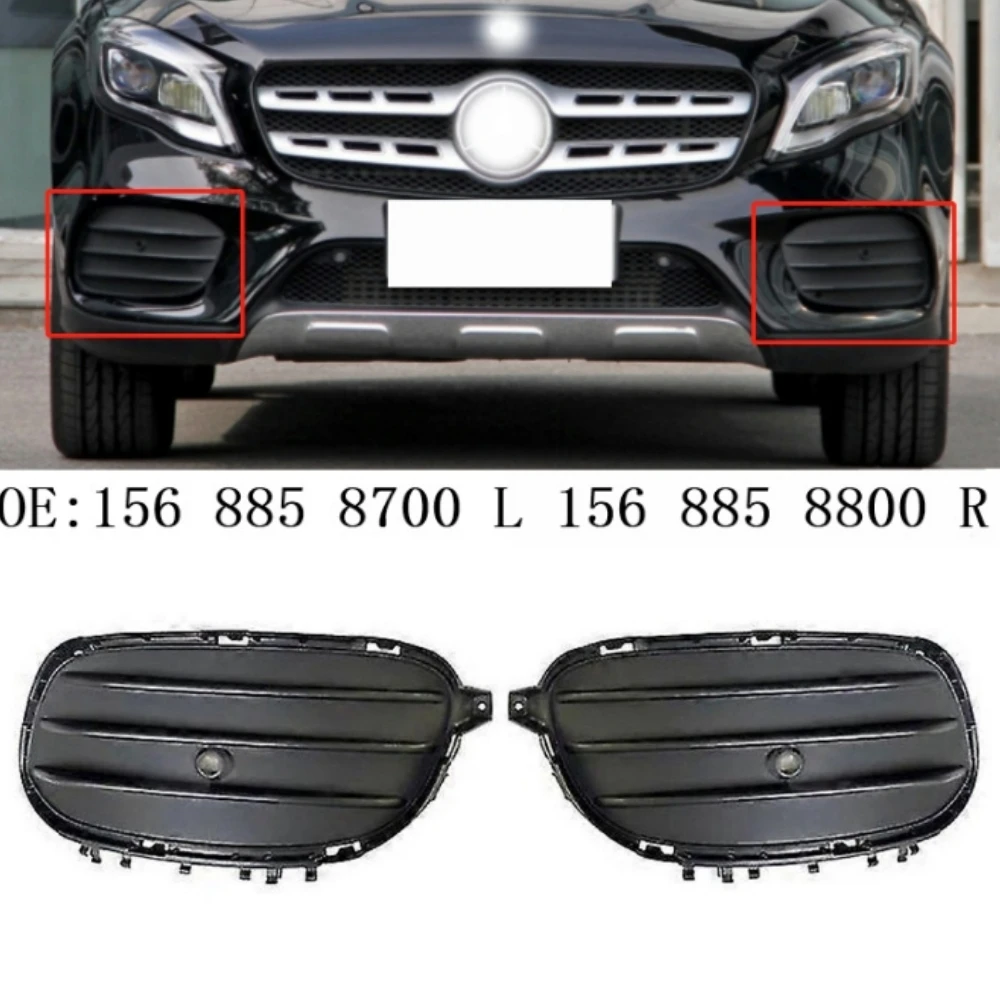 

Front bumper grille fog light frame 1568858700 1568858800 For Mercedes Benz GLA Class