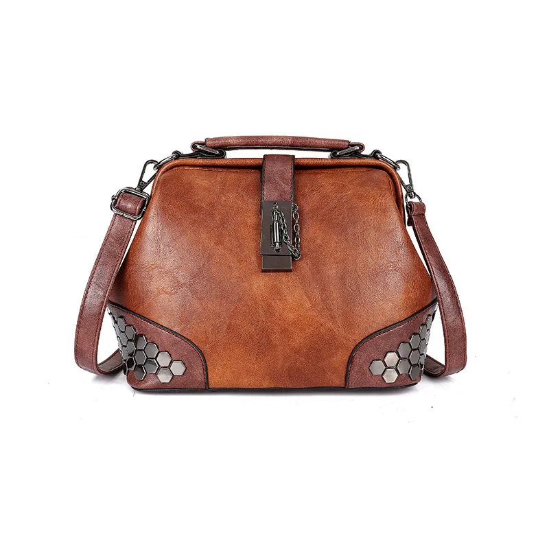 برشام حقيبة الطبيب 2025 حقيبة نسائية جديدة ريترو قفل حقيبة كتف المرأة Crossbody الطب حقيبة يد ita حقيبة y2k كيس #3