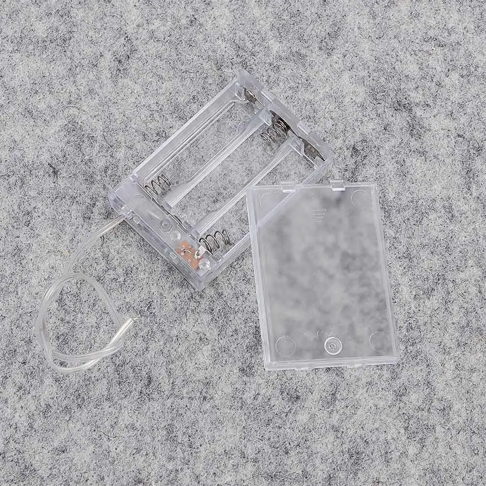 Transparent 2 3 Slot for AA Battery 2X 3X Storage Box Batteries Container Battery Box Battery Holder Battery Storage Boxes