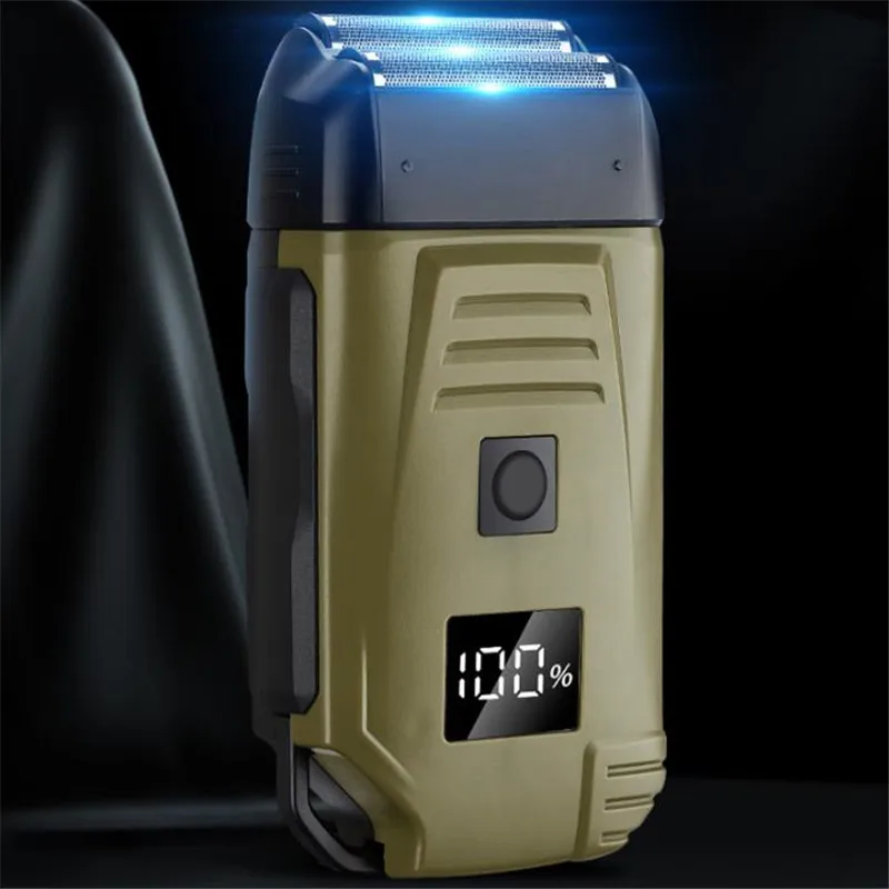 เปียกแห้งเครื่องโกนหนวดไฟฟ้าฟอยล์สําหรับ Man หัวล้าน Fade สไตล์โกนหนวดแบบพกพา Trimmer มีดโกนชายเครา Smooth Shave Clipper