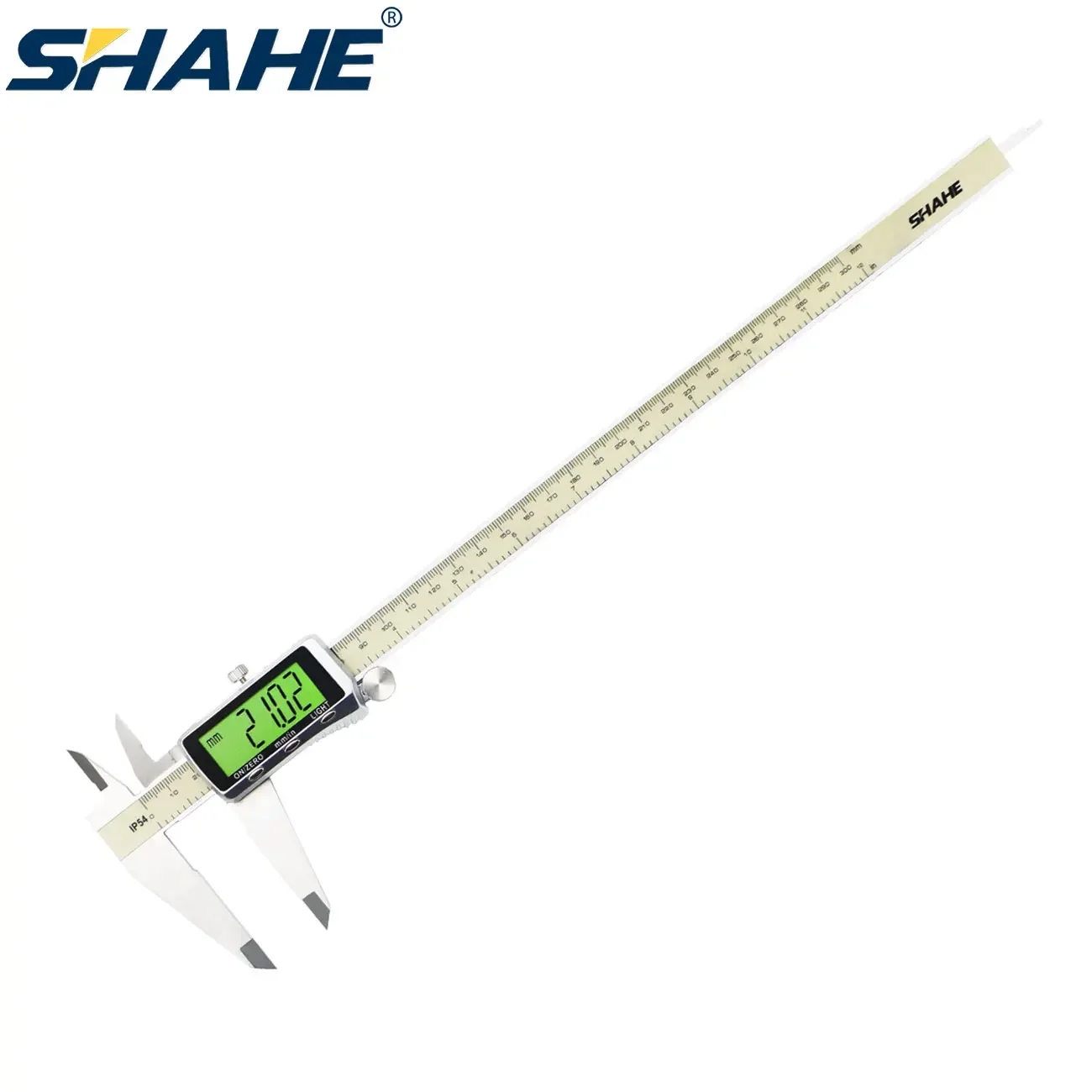 

SHAHE Electronic Digital Caliper 300mm With Backlight 12Inch Caliper Measuring Tool with Stainless Steel Body and Metal Shell