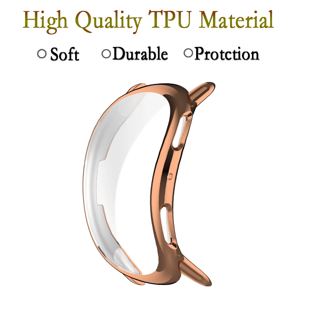 Etui na zegarek Huami Amazfit Active 2 Miękkie i trwałe etui ochronne z TPU Rama zegarka Akcesoria dekoracyjne