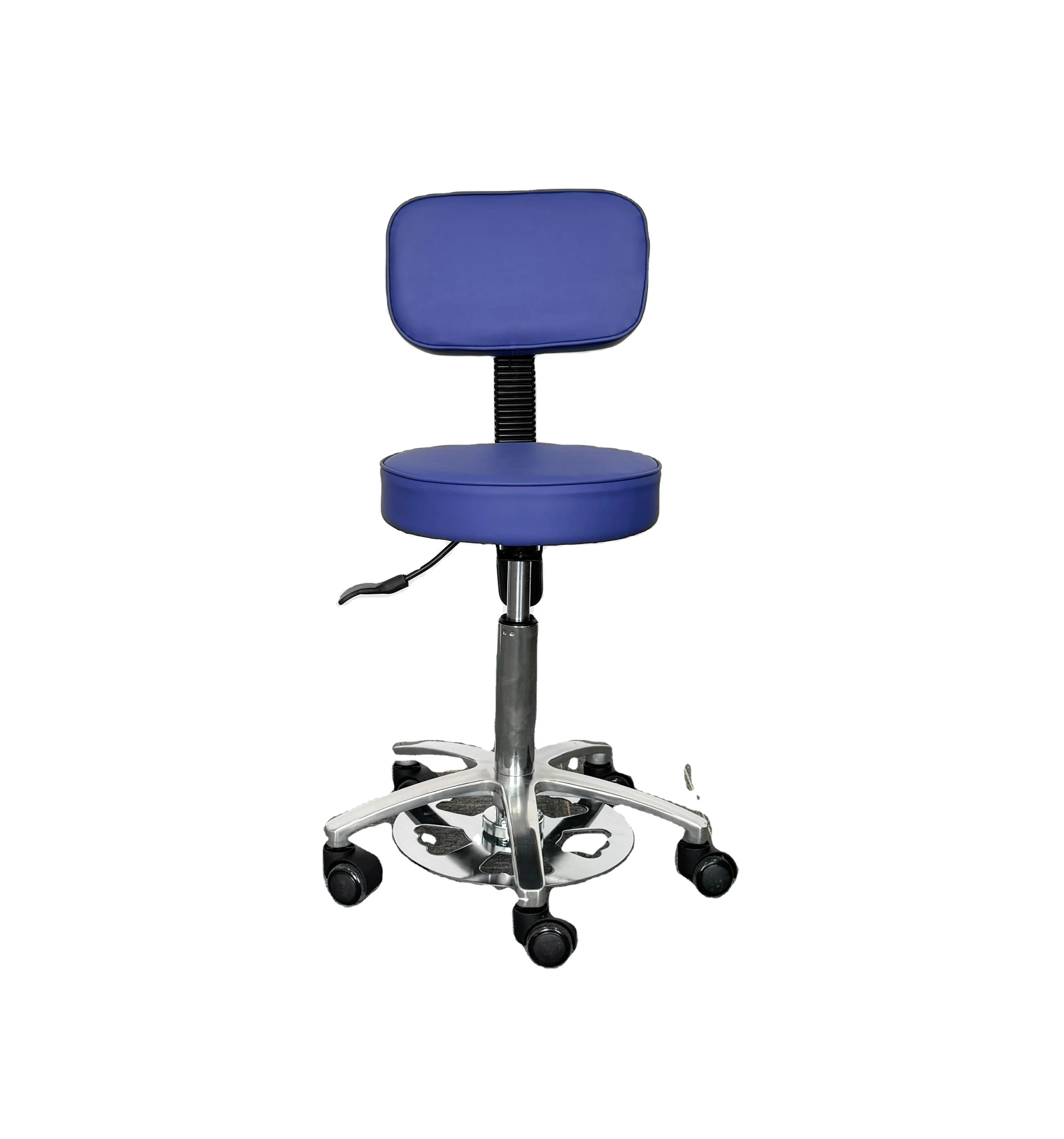 Beauty Spa Salon Barber Pedicure Manicure Stool Modern Small Convenient  Black with Wheels for Sale Made in China