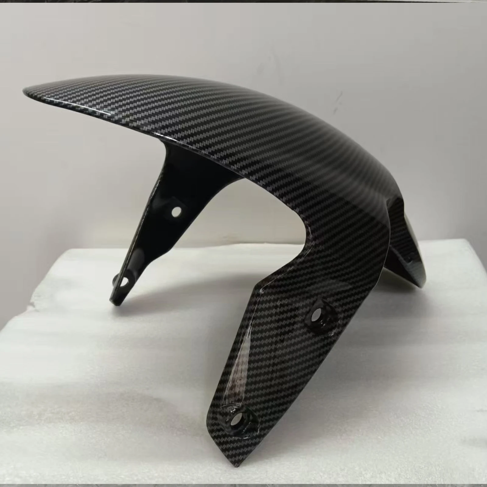 Motorcycle Front Fender Guard Hugger Fairing For Daytona 675 R Street Triple 675R 2006-2012 ABS Carbon Fiber Color