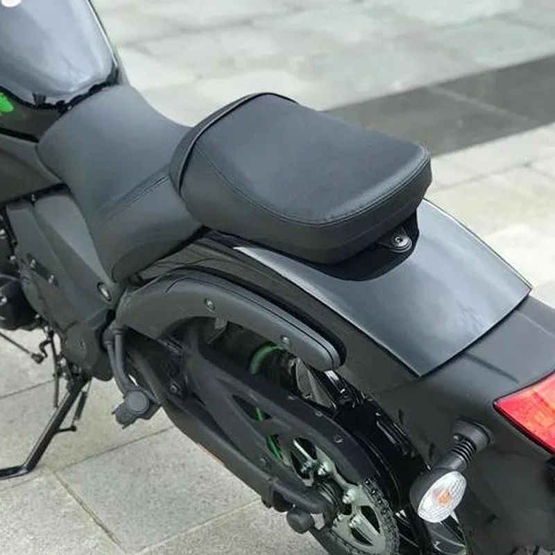 Motocykl zadní cestující Seat černá pillion polštářek pro kawasaki vulkánci S650 VN650 2015-2022 motorový příslušenství PU kůže blok