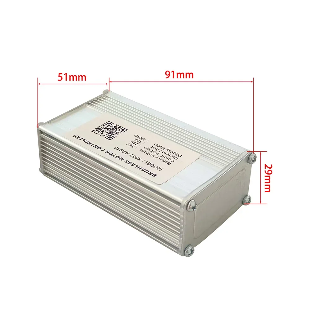 

Контроллер бесщеточного двигателя Nulkomma X032-AA018 36В 16А для протокола 2HAO, аксессуары для электросамокатов, MTB, электровелосипедов, регулировка скорости