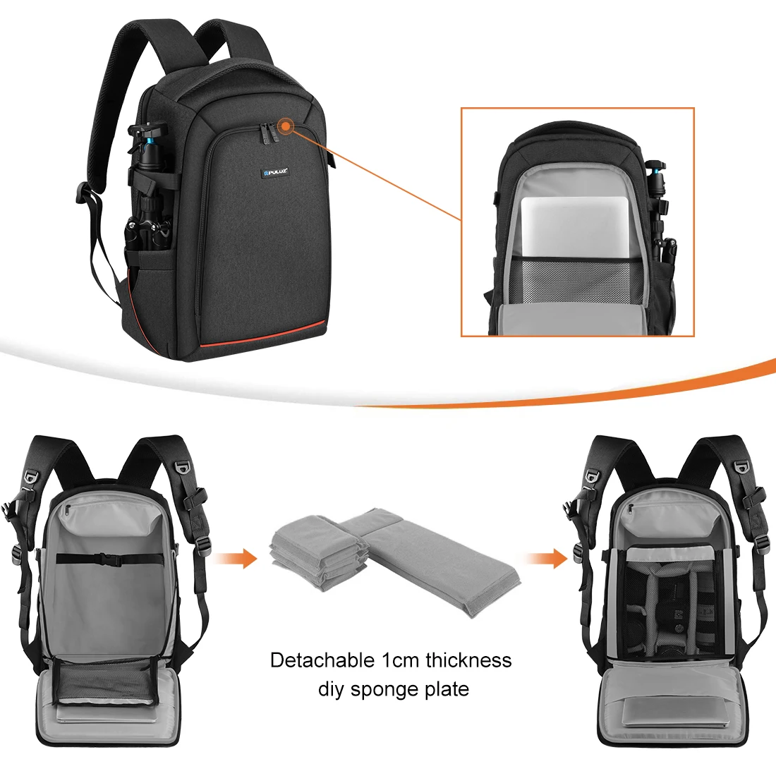 New Large Capacity Backpack Shoulder Bag for SLR Cameras Lens Photography Accessories for Laptop Tablets PC