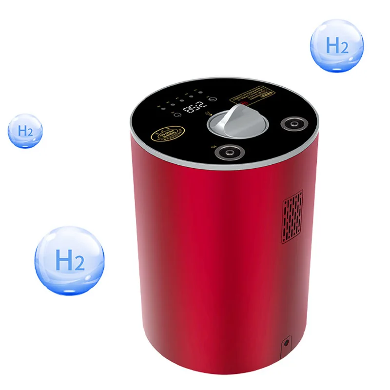 Gerador de hidrogênio molecular portátil, máquina de inalação de oxigênio e hidrogênio, dispositivo de absorção h2, gerador de água de hidrogênio