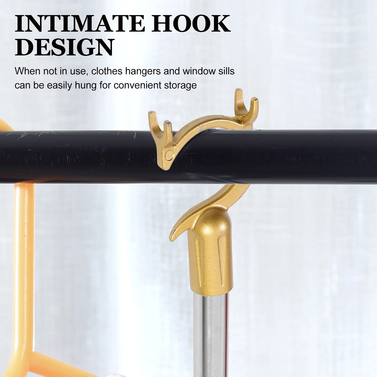 الفولاذ المقاوم للصدأ قابل للتعديل قابل للسحب خزانة الغسيل القطب قضيب قابل للتمديد لتجفيف المنزل أداة معلقة الملابس