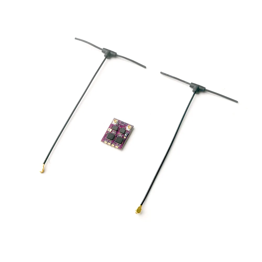 Receptor HappyModel EP1 EP2 EP1 DUAL 2.4G ExpressLRS ELRS 500Hz con Actualización de Firmware WiFi para Drones de Carreras de Largo Alcance RC FPV