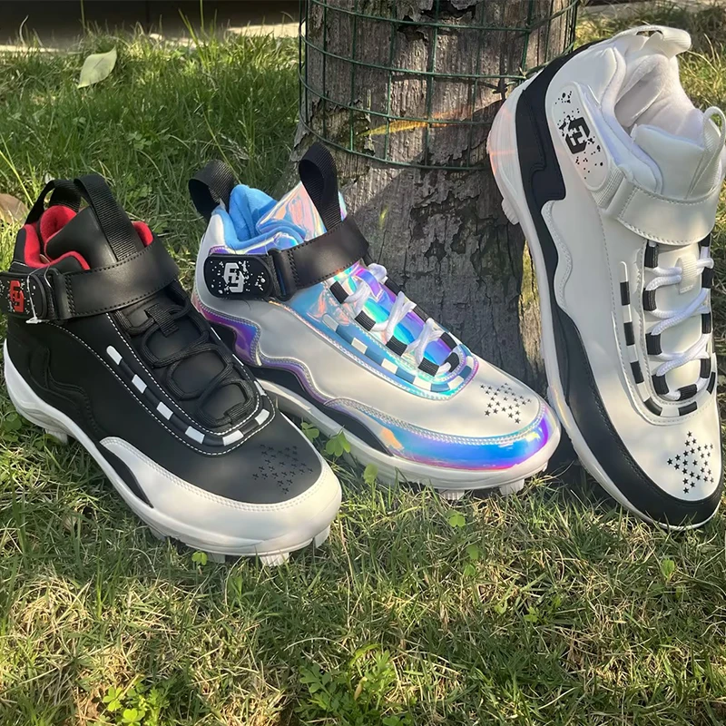 

Customized Durable Professional Baseball Shoes with Metal Sole for Men